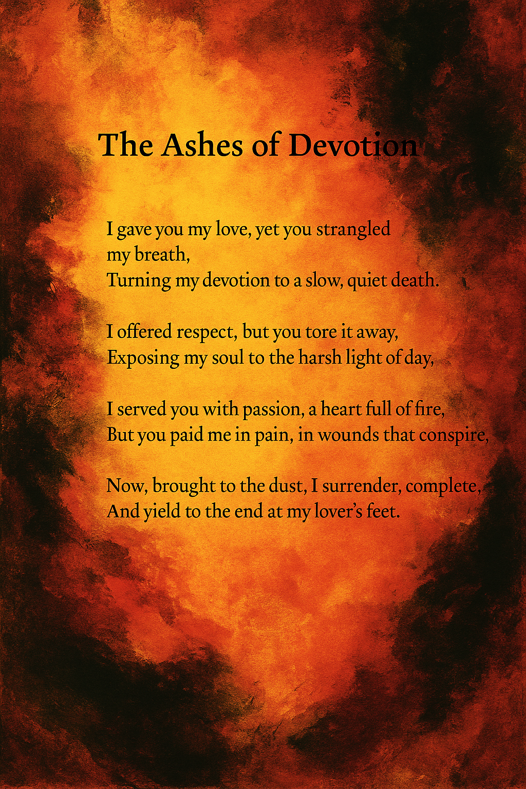 The Ashes of Devotion (Variant)